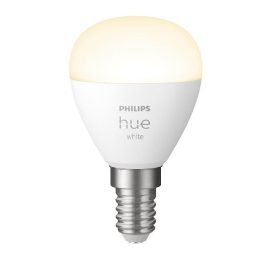 HUE White Luster - 5,7W E14 kronepære, BT