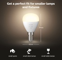HUE White Luster - 5,7W E14 kronepære, BT