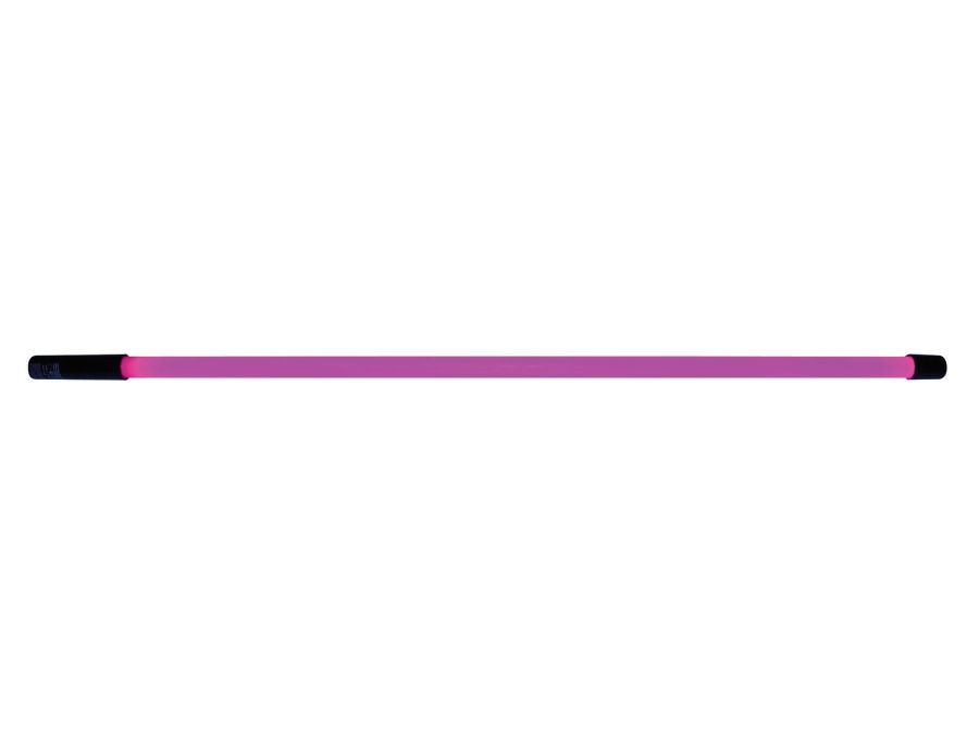 Fluorcerende neonrør - 36W, 134cm x Ø35mm PINK m. netstik