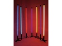 Fluorcerende neonrør - 36W, 134cm x Ø35mm RØD m. netstik