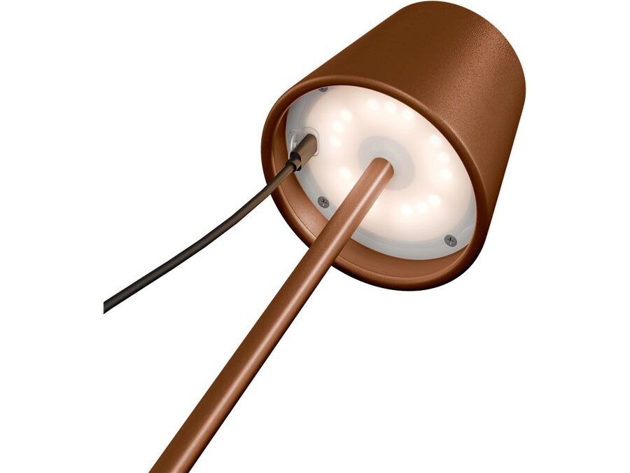 Trådløs LED-bordlampe RGB, bronze (IP44)