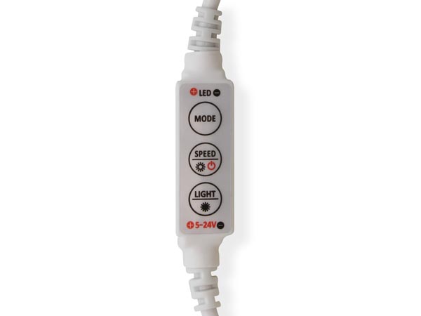 Mini LED lysdæmper - 12-24V / 5A
