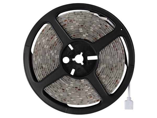 LED stripsæt (IP61) - 150 RGB, fjernbetj., strømfors. (5m)