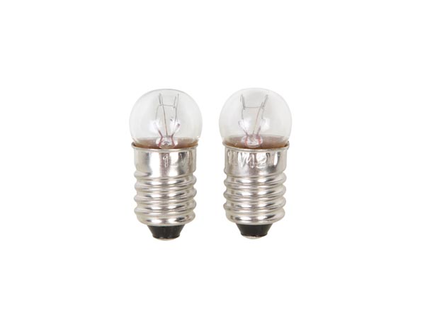 Dværglampe - 12V / 50mA / 0,6W Globe, E10 sokkel