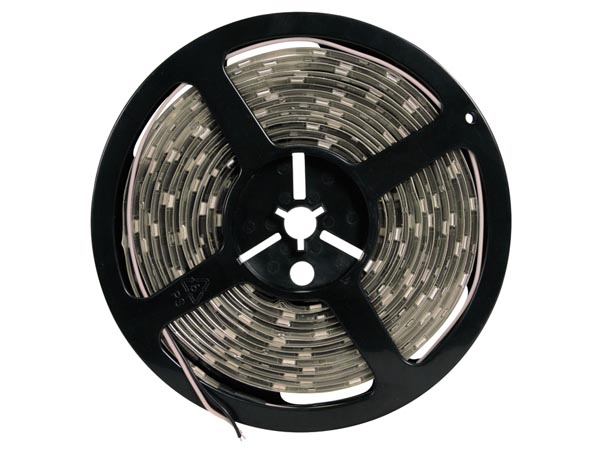 Stænktæt LED strip (IP61) - 12V, 30 RGB LED/m (metervare)