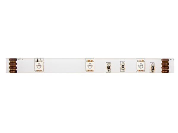 Stænktæt LED strip (IP61) - 12V, 30 RGB LED/m (metervare)