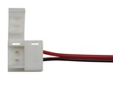 Klemme-konnektorkabel - Til enkeltfarve LED strip (PCB 8mm)