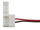 Klemme-konnektorkabel - Til enkeltfarve LED strip (PCB 10mm)
