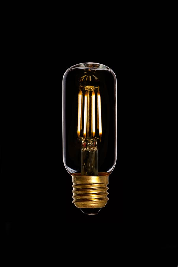 T38 LED filament Eksteriør rør - 240V 4W E27 dæmpbar (2200K)