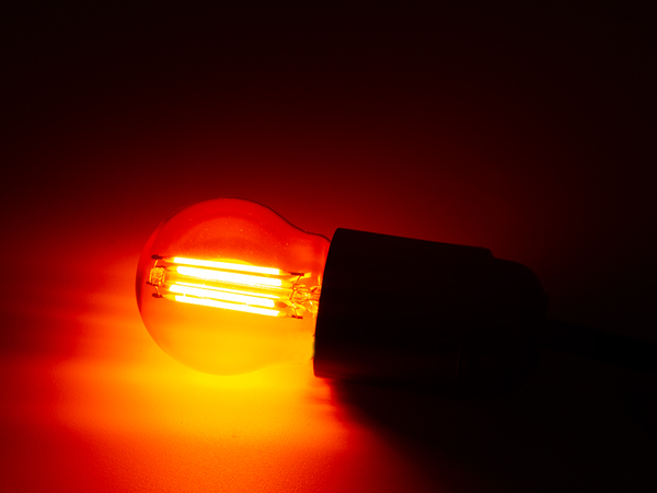 G45 LED kulørt pæresæt - 230V 4,5W E27, Farvet glas (4 stk.)
