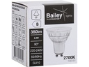 GU10 LED spotpære - 230V 2,4W 38° (2700K)