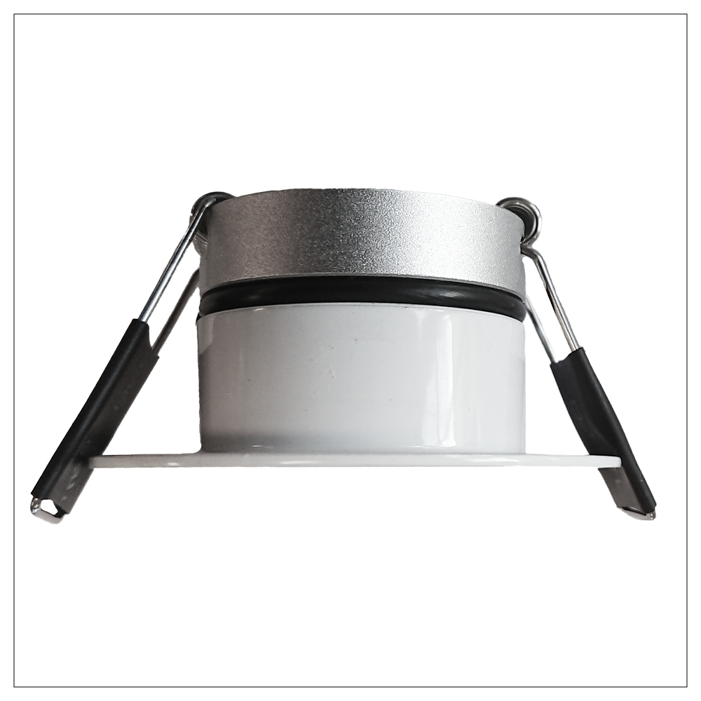 LED downlight, hvid - 10-30VDC 3,5W Varm hvid (Ø54mm) IP44