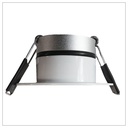 LED downlight, hvid - 10-30VDC 3,5W Varm hvid (Ø54mm) IP44
