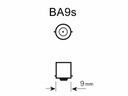 Dværglampe - 60V / 20mA / 1,2W Tube, BA9s (Ø9x23mm)