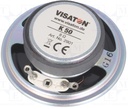 Miniature højttalerelement - 2W, 8ohm, Ø50x17mm (IP65)