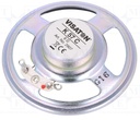 Miniature højttalerelement - 2W, 8ohm, Ø57x20mm (IP65)