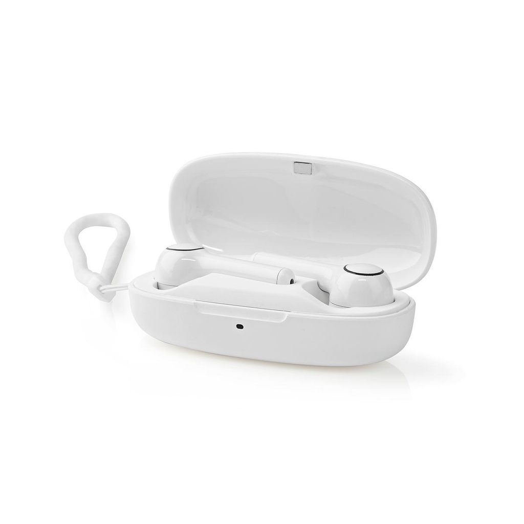 Bluetooth® in-ear headset - 6 timer, voice/touch, Hvid