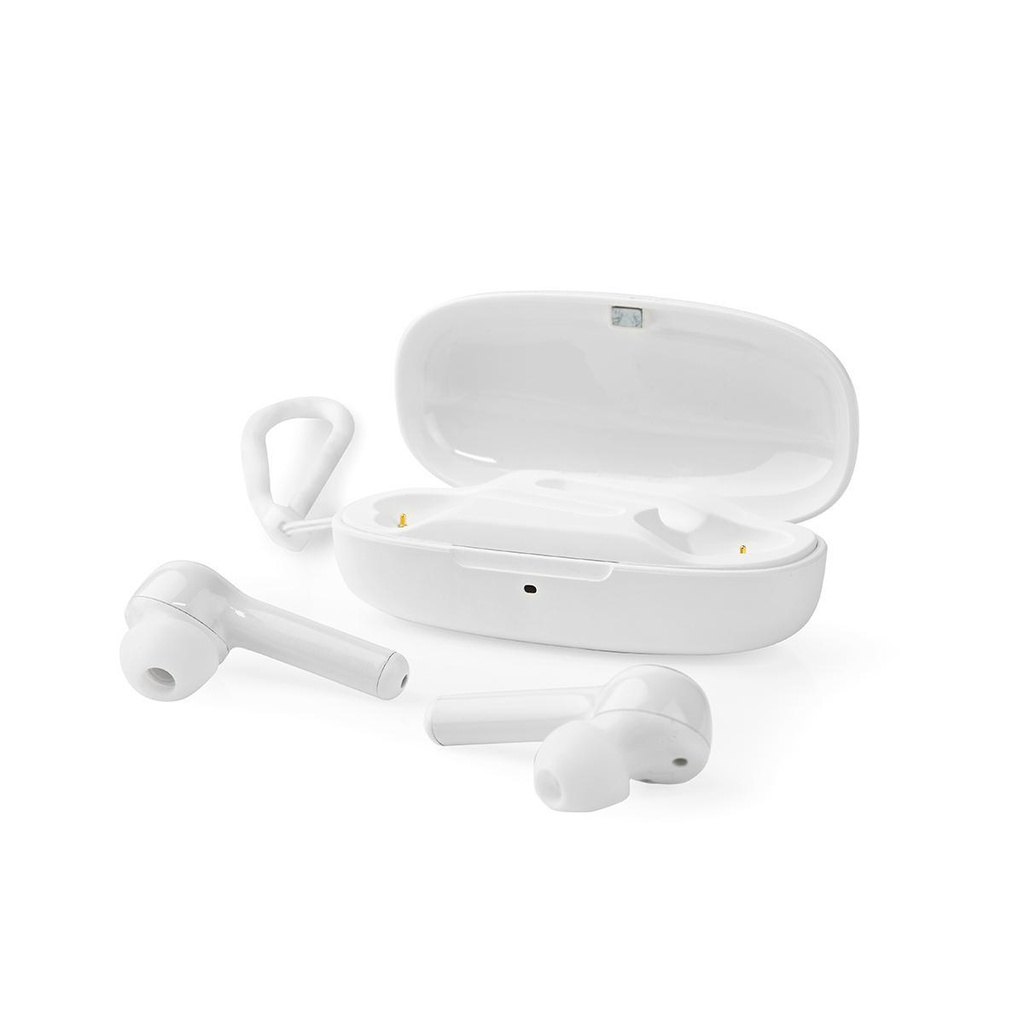 Bluetooth® in-ear headset - 6 timer, voice/touch, Hvid