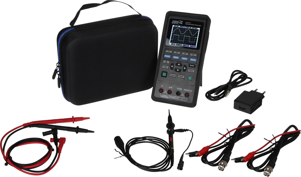 3-i-1 Oscilloskop, Multimeter, Signalgenerator, 1Hz-70MHz