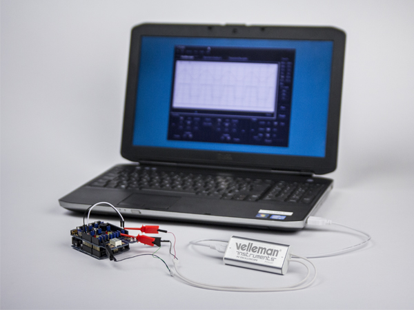 Mini 2 kanal PC USB oscilloskop