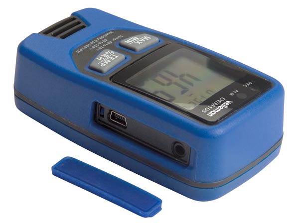DEM105 Termometer & luftfugtighedsmåler/logger m. USB