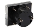 Analog strøm-panelmeter - 500mA DC (60x47mm)
