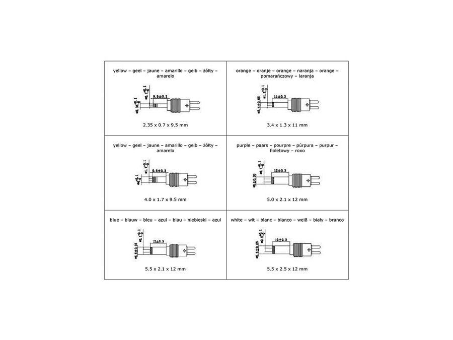 Universal netadapter - 13,5/18/24/30Vdc 30W 1A (6 DC-stik)