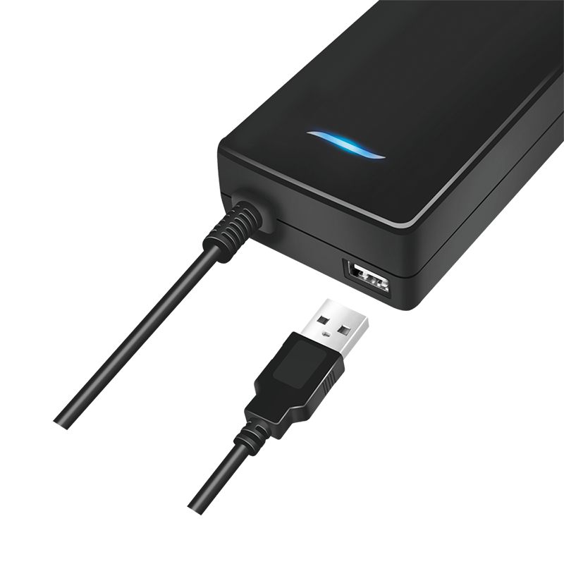 Netadapter - USB-C PD (5A) + USB-A (2,4A), maks. 112W