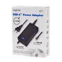 Netadapter - USB-C PD (5A) + USB-A (2,4A), maks. 112W