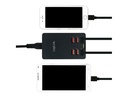 USB ladestation - 6 x 5V/2,4A (maks. 6,4A), Sort