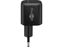 USB-C PD netadapter - 1xUSB-C (65W/3,25A), Sort