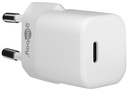 USB-C™ PD (Power Delivery) Lynlader, nano (20W), Hvid