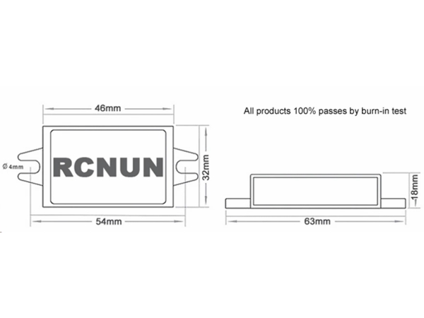 DC-DC step-down konverter - 12/24Vdc til 5Vdc / 3A (IP68)