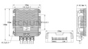 DC-DC step-up konverter - 12V (10-20V) > 24V, 50A (IP68)