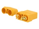 DC-XT90 kabelstik - 2pol hun, loddeben