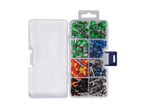 Ledningsende (tylle) stiksortiment (400 stk.)