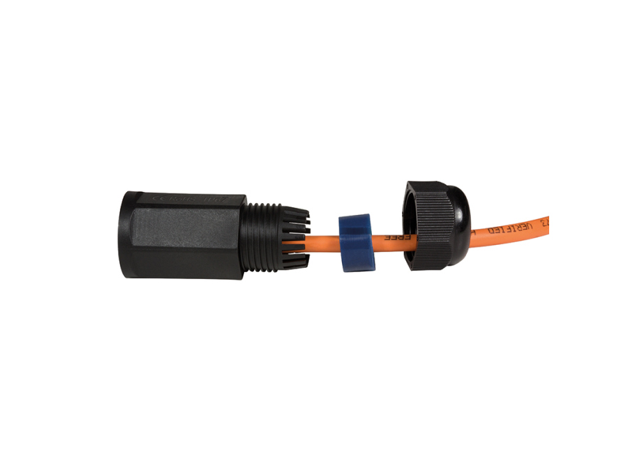 Udendørs CAT6 modular mellemled - 2 x RJ45 hun (IP67)