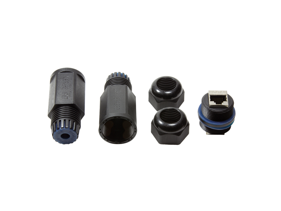 Udendørs CAT6 modular mellemled - 2 x RJ45 hun (IP67)