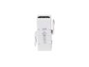 Keystone HDMI stik - 2 x HDMI hun, m. repeater, Hvid