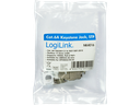 Keystone RJ45 fatning - CAT6a 500MHz skærmet (Toolless)