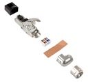 RJ45 industrielt netværksstik - CAT6a skærmet vinklet (MPTL)