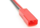 Ledning-til-ledning RCY stikhus - 1x2pol han (2,5mm)