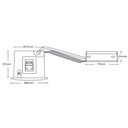 LED spot 5W dæmpbar flimmerfri 2700K 430Lm - Rund, mat hvid