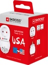 Rejseadapter - CEE7/3 (EU) hun til USA/Japan han