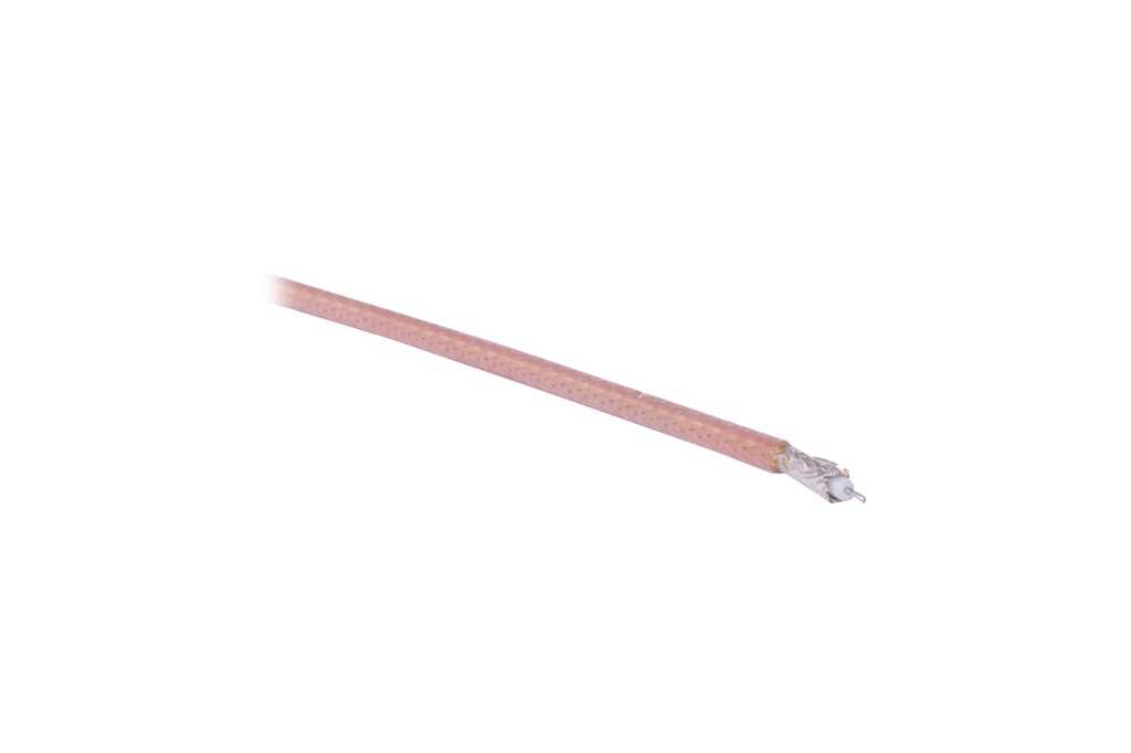 SMB han m. møtrik - Monteret på RG316 kabel (10cm)