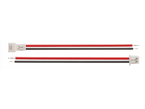 Ledning-til-ledning stiksæt - 2pol (1,25mm) på ledn. (30cm)