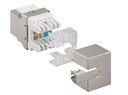 Keystone RJ45 fatning - CAT6 250MHz skærmet (Toolless)