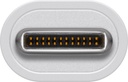 USB 3.0 adapter - USB-C han til A hun, Hvid