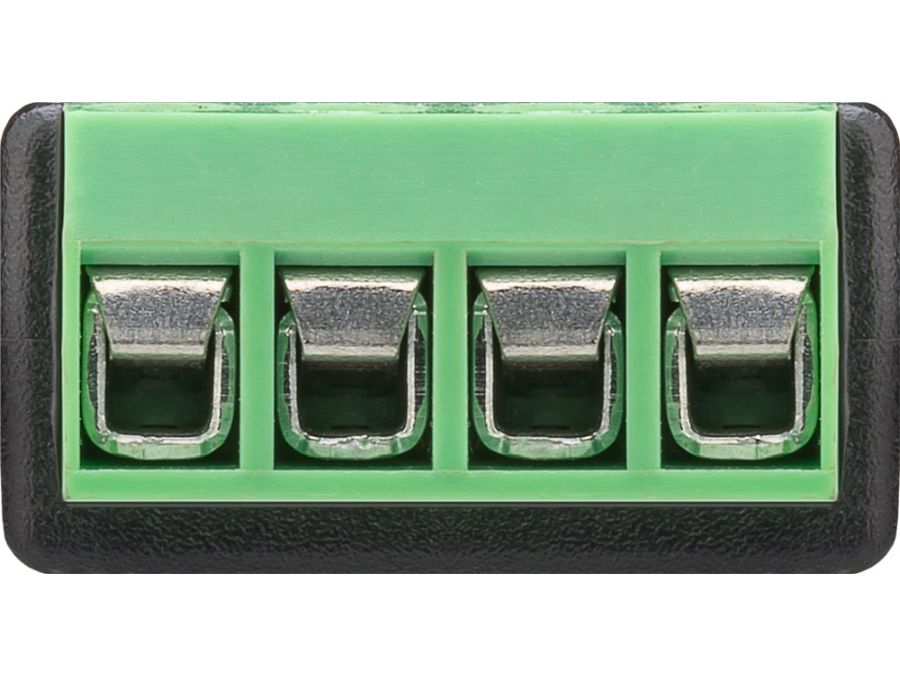 3,5mm (4pol) JACK hanstik m. skrueterminaler