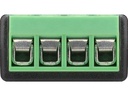 3,5mm (4pol) JACK hanstik m. skrueterminaler